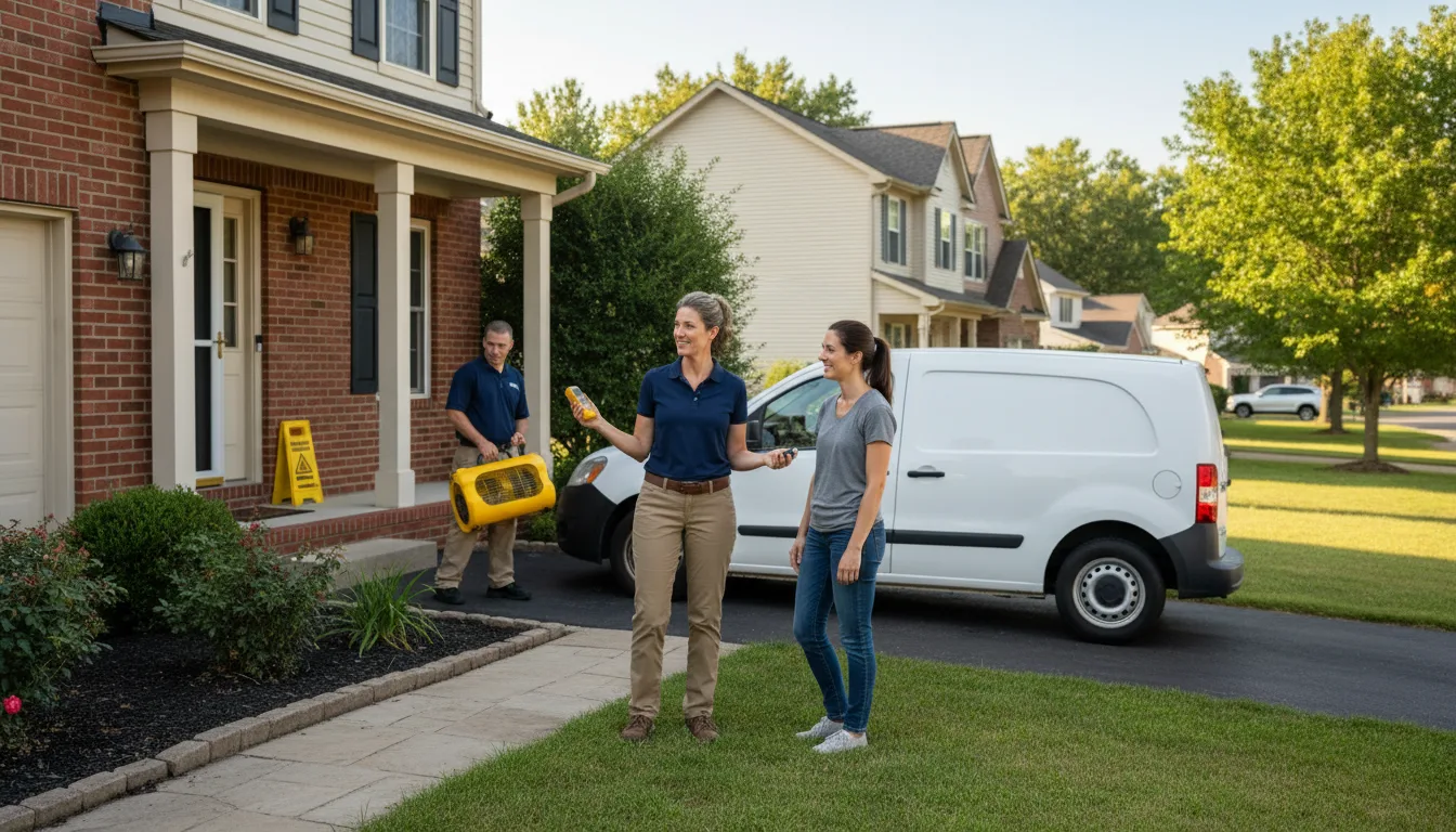 Water restoration image for Dehumidification And Cleanup Services in Greig, NY